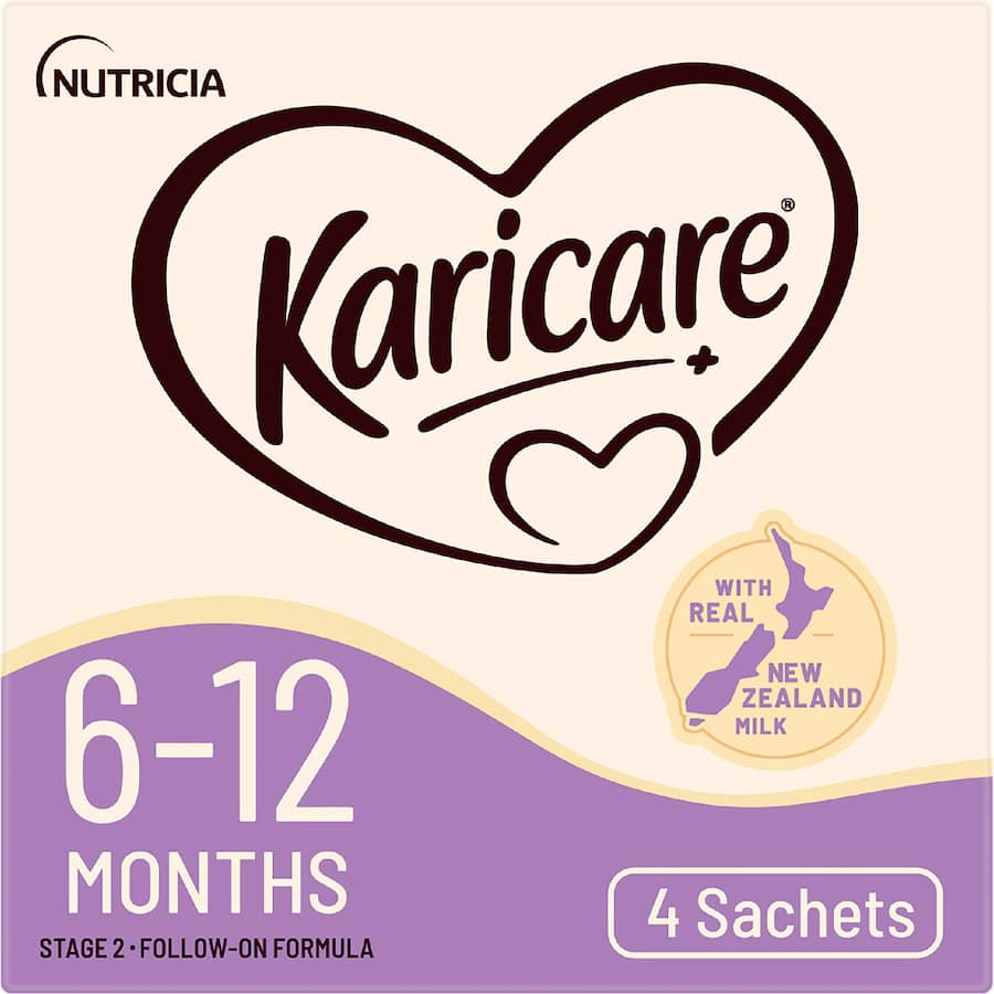 Karicare Stage 2 Follow-on Formula From 6-12 Months Sachets 4x30.4g
