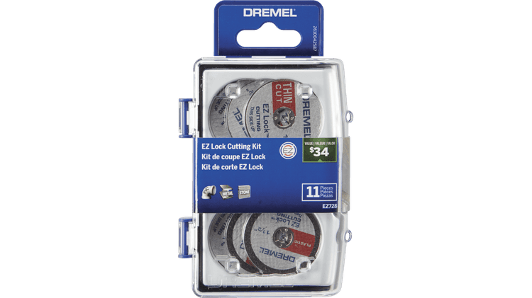 Dremel EZ-Lock Accessory Tools Set - 11 Piece