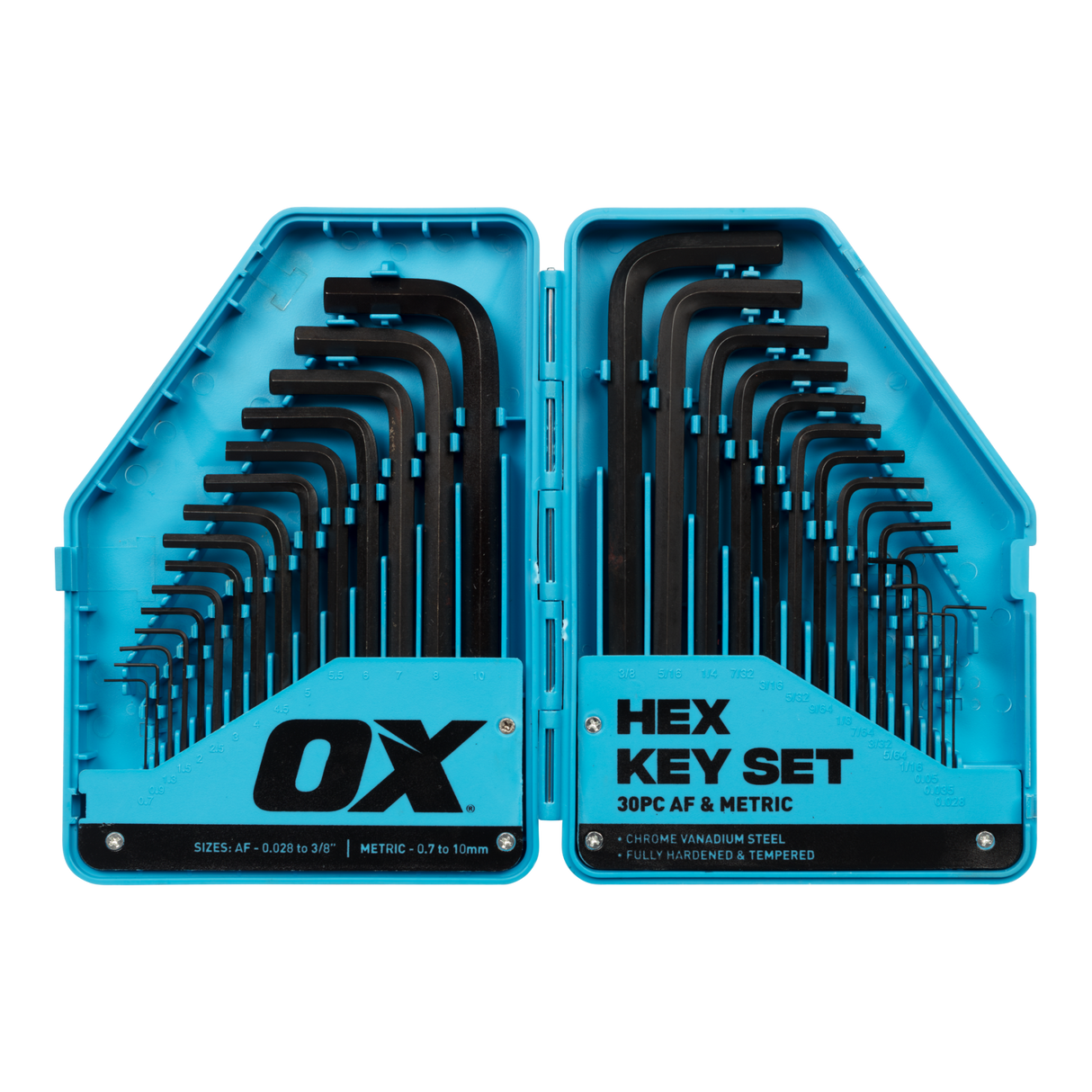 OX Trade Hex Allen Key 30 Piece (Set)