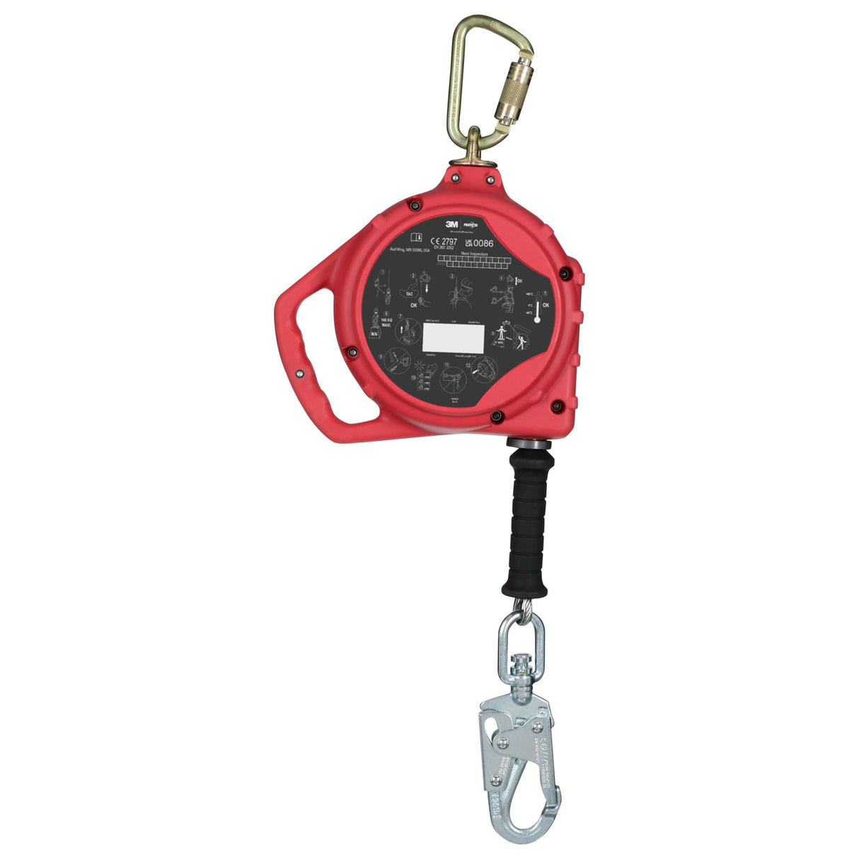 3M PROTECTA Cable Self Retracting - Snap Hook 15m