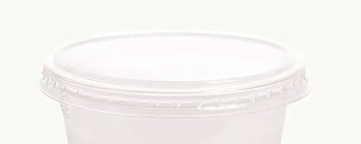 Ecoware Clear PLA Flat Lid 76mm 50 (Pack)