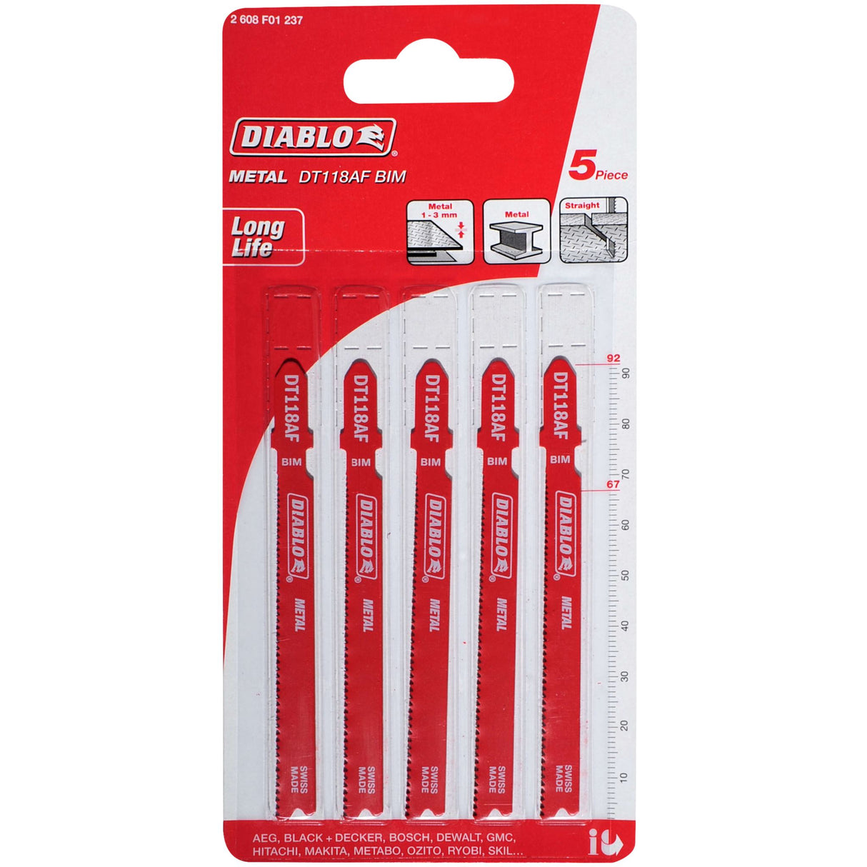 DIABLO Jigsaw Blades DT118AF 5PC