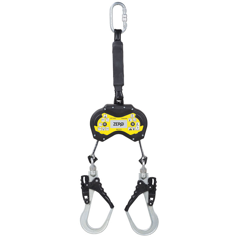 Zero Twin Retracting Web Lanyard - 2.2 Mtr