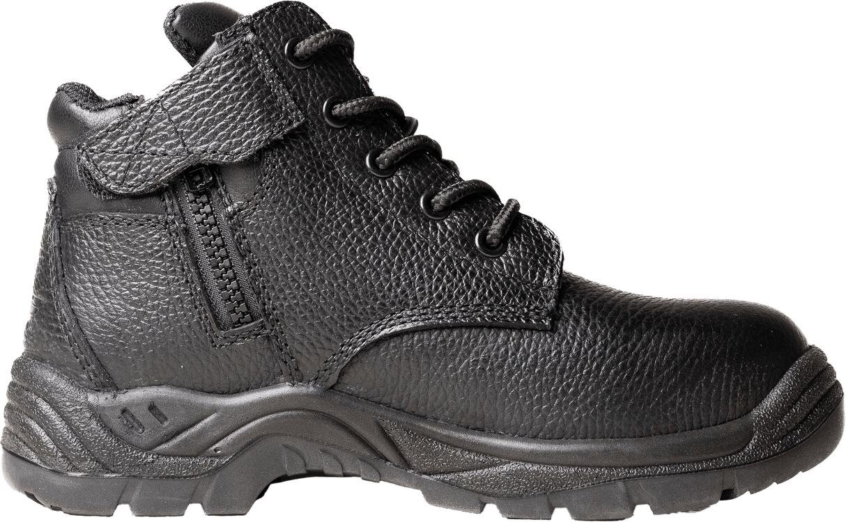 Tredlite Lyall Zip Sided Safety Boot - Black - Black - 11