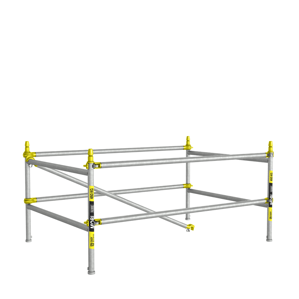 Easy Access Mobi 1400 Serie Scaffold Guardrail Set Double Width
