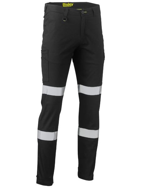 Bisley, Taped Stretch Cotton Cargo Pant, BPC6008T Regular Fit - Navy - 87
