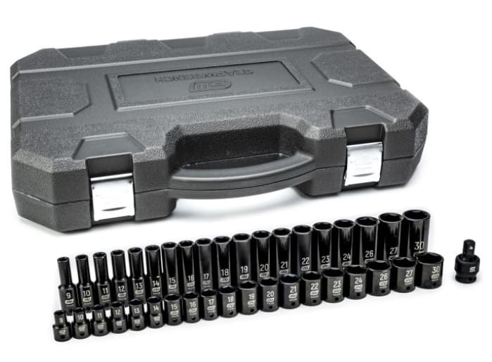 Gear Wrench 39Pc Standard & Deep Impact Socket Set
