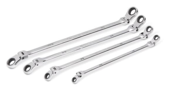 Gear Wrench 4Pc 90-Tooth Ratcheting Wrench Set