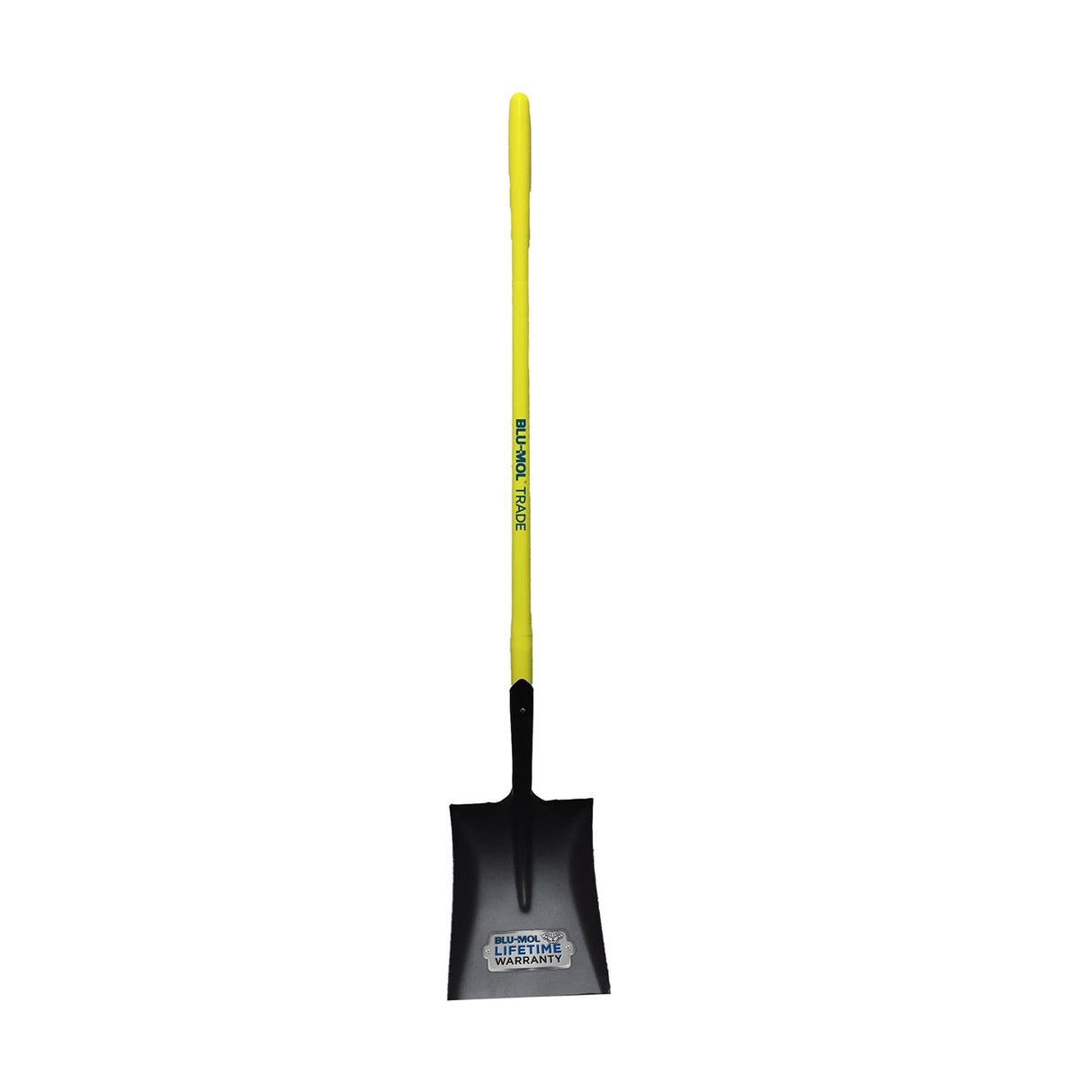 Blu-Mol Trade Square Mouth Shovel Hi-Viz Handle #3