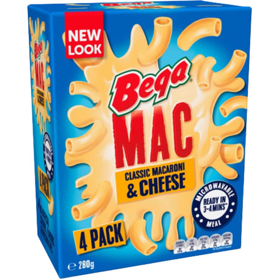 Bega Mac Pasta Meal Classic Cheese & Macaroni 280g