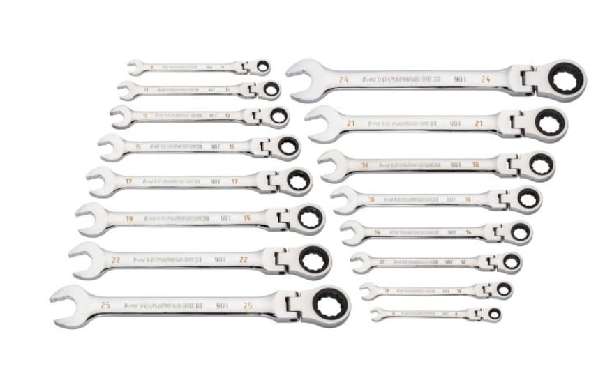Gear Wrench 16Pc Ratcheting Combination Wrench Set