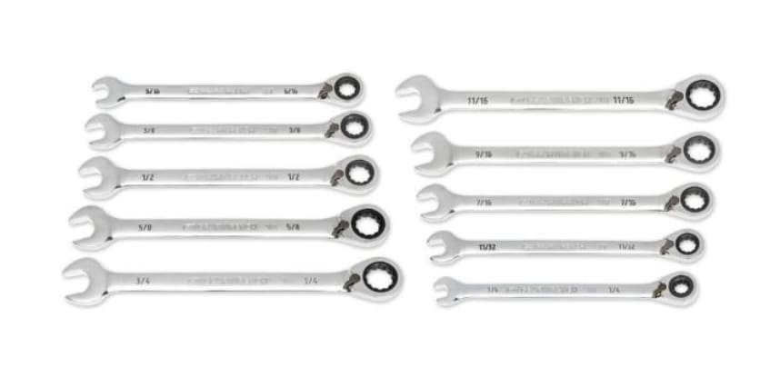Gear Wrench 10Pc Ratcheting Wrench Set SKU 479766