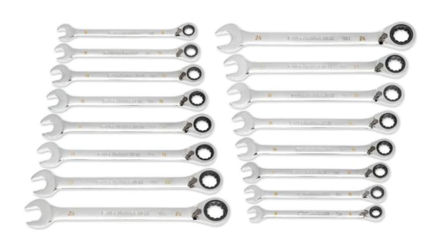 Gear Wrench 16Pc Ratcheting Wrench Set