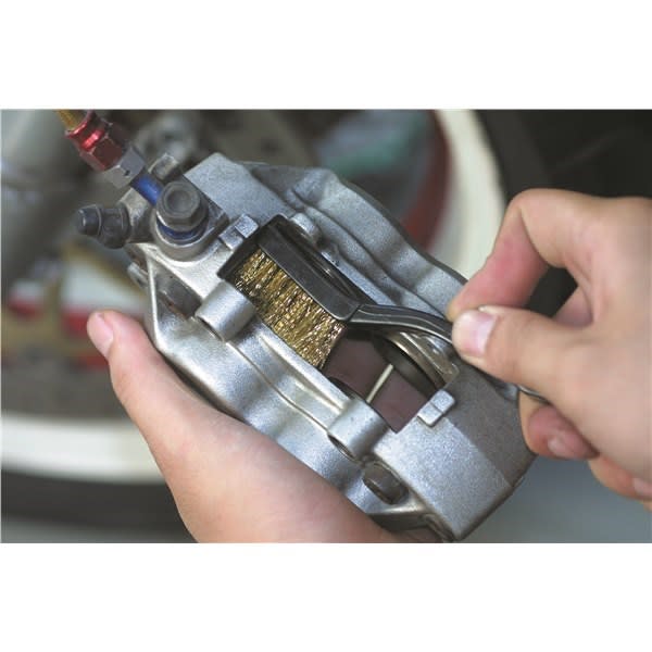 Toledo Cleaning Brush Nylon, Brass & Steel Set 180mm 3 Piece