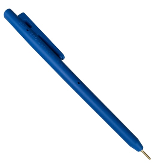 Pen Detect W/Clip Nkltp Blu/Blk PK50 (Packet)