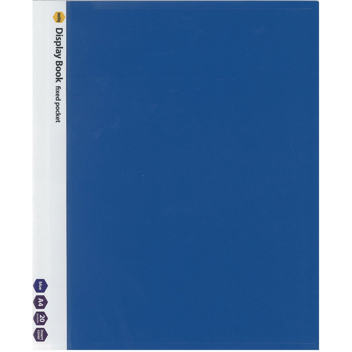 Marbig A4 Display Book Blue 20 Pockets (Each)