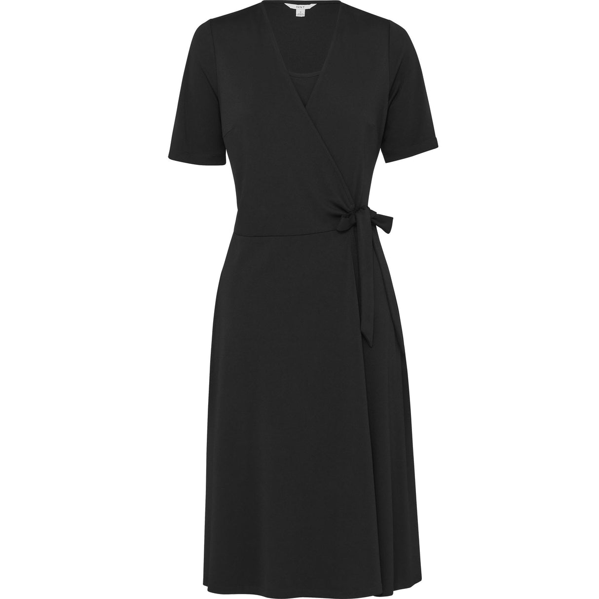 NNT, Matt Jersey Wrap Dress, CAT699 - Black - XL
