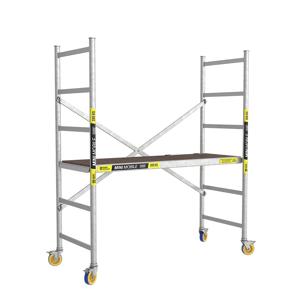 Easy Access Aluminium Mini Mobile 1m Scaffold