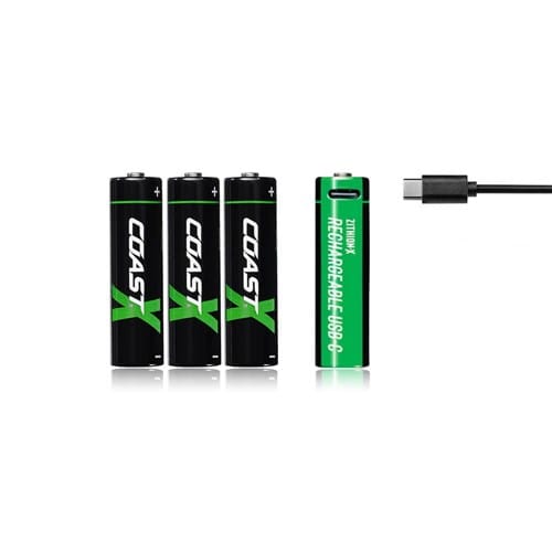 Battery AA USB-C Recharge 4PK Zithion 3.0Wh