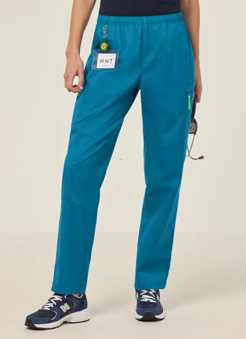 NNT, Antibacterial Active Scrub Pant, CATQ4F - Teal - XS