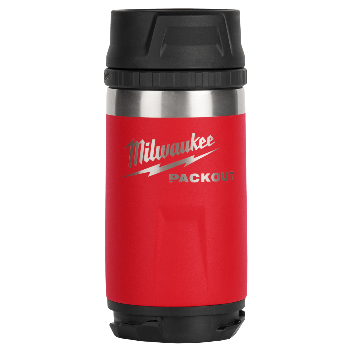 PACKOUT Bottle 354ml (12oz) Sip Lid Red (Each)