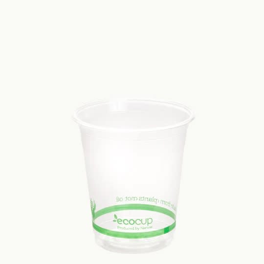 Ecoware Clear PLA EcoCup Green 250ml 50 (Pack)