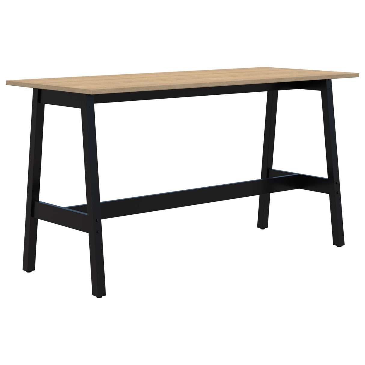 Modella II Static Leaner - Classic Oak/Black 2000 x 800mm