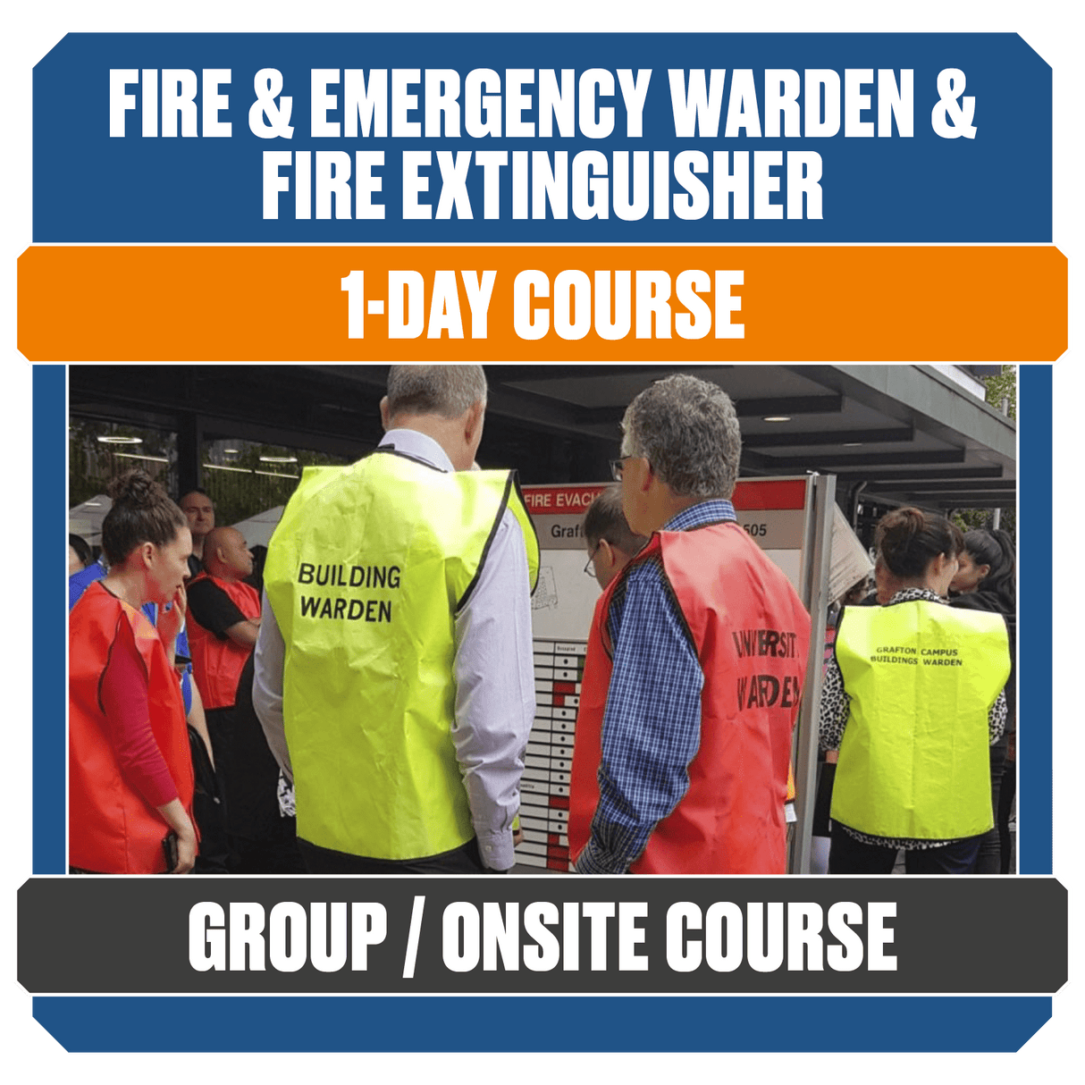 Training Fire Extinguisher & Warden 3271 18408 (Group Course)