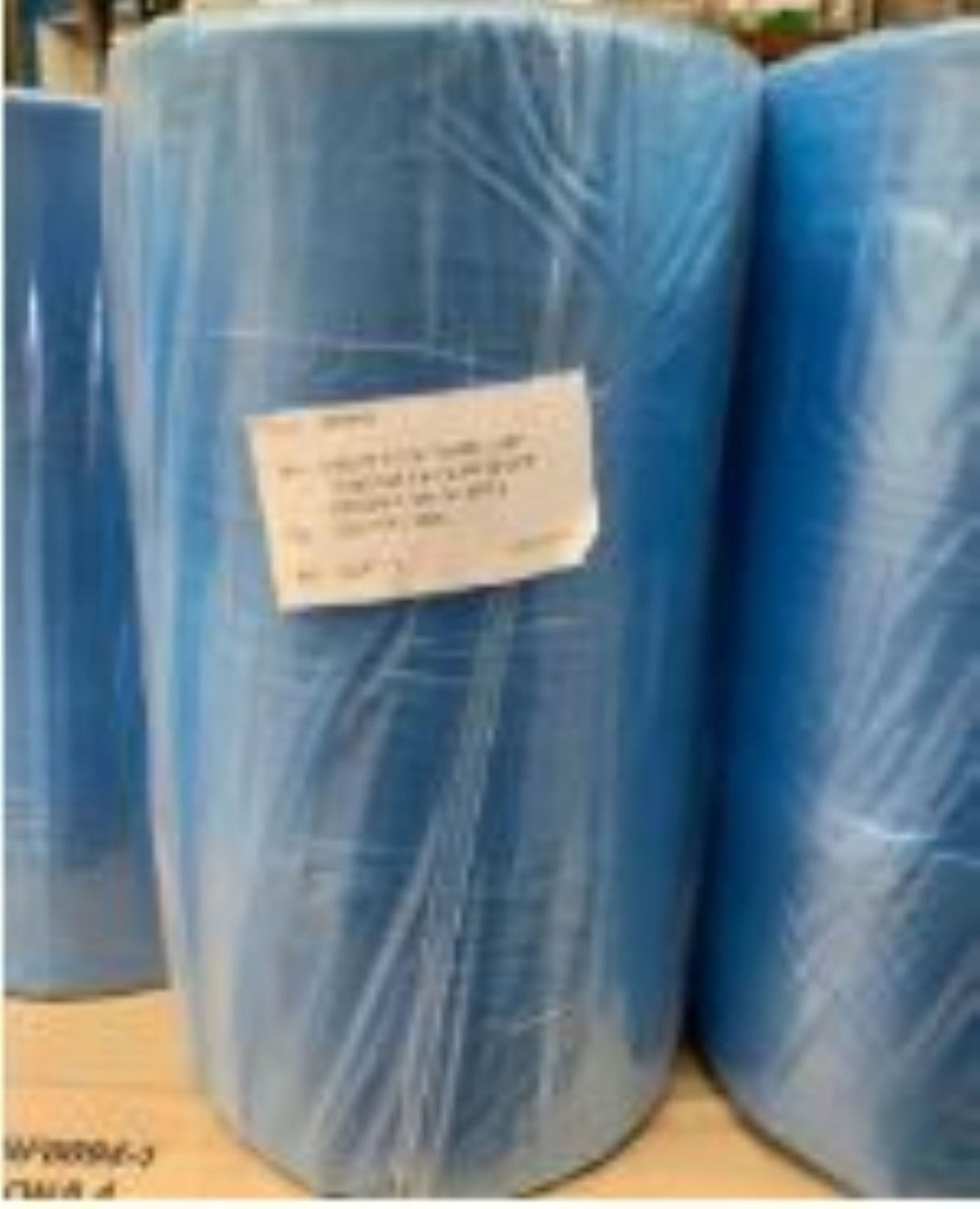 Plastic Sheet Blue Tint 400 x 640 x 23um 2000 per (Roll)