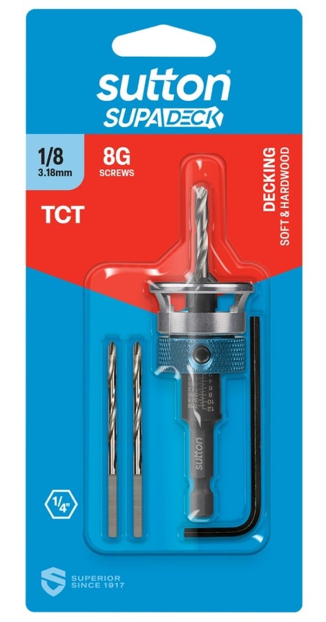 Sutton SupaDeck Countersink Drill 1/8IN (8G) (Each)
