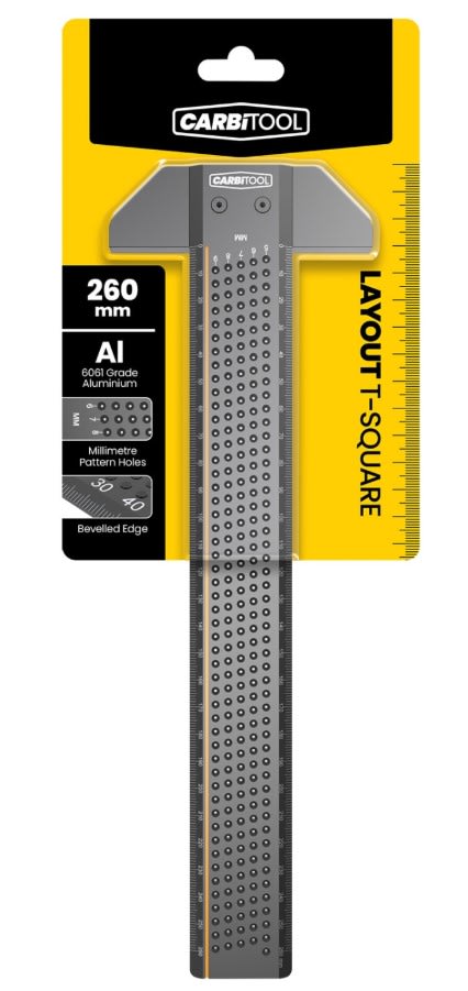 Carbitool Layout T-Square 260mm (Each)
