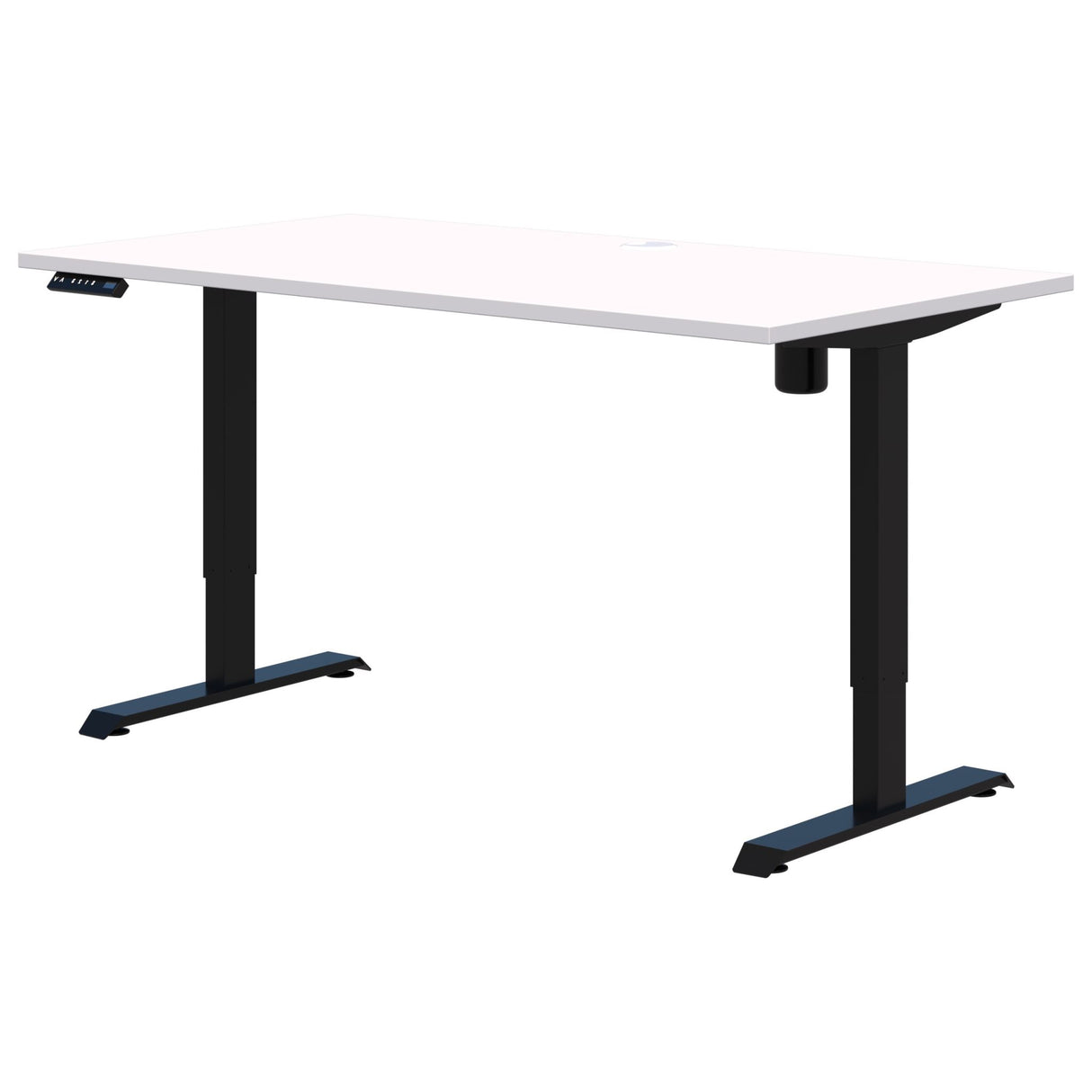Rapid Electric Desk 1200 x 700 Snow/Black