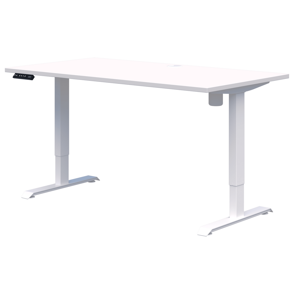 Rapid Electric Desk 1500 x 800 Snow/White