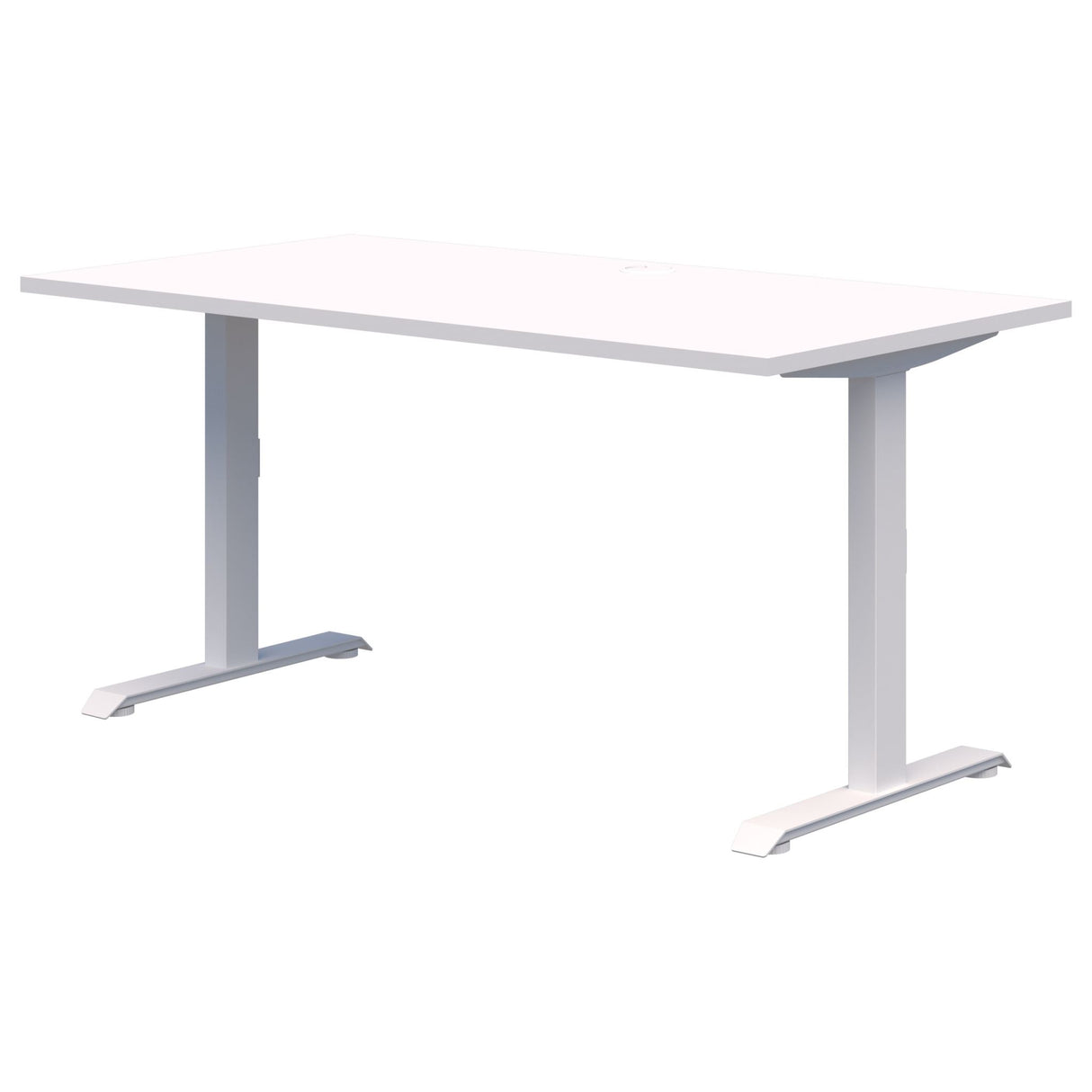 Rapid Fixed Height Desk 1800 x 800 Snow/White