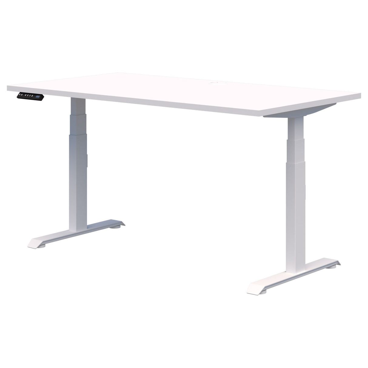 Rapid Premium Electric Desk 1800 x 800 Snow/White