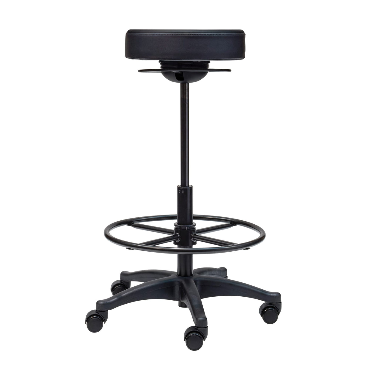 Buro Polo Drafting Stool Black PU (Each)