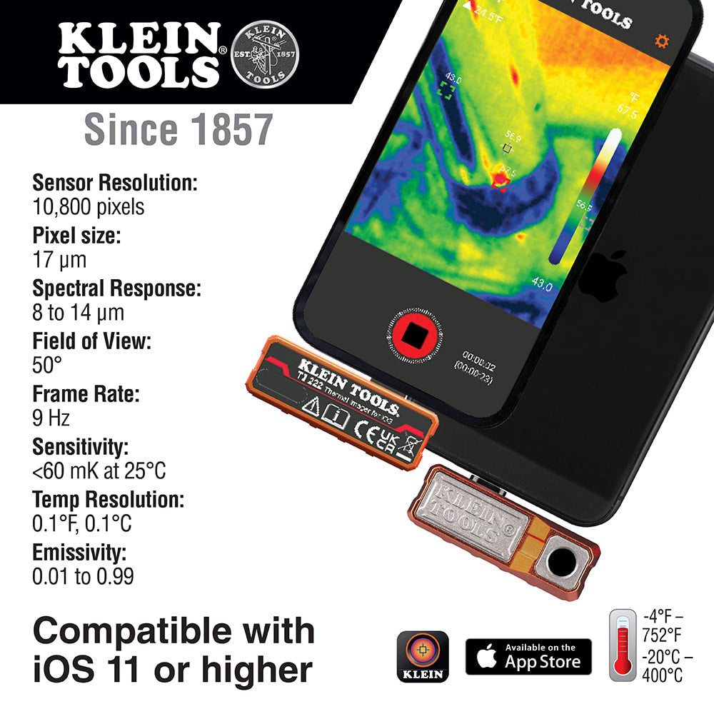 Klein Tools Thermal Imager for iOS Devices