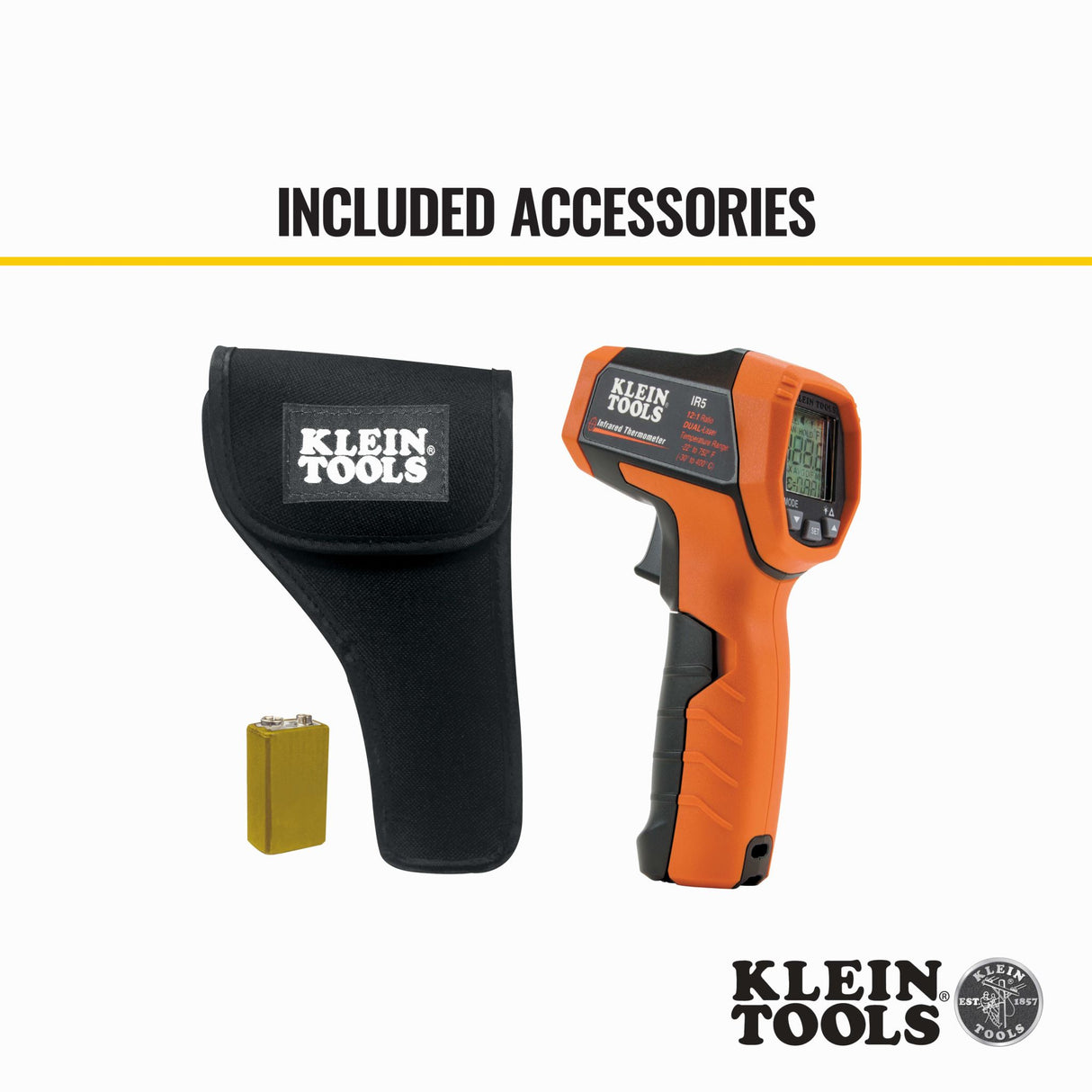 Klein Dual Laser Infrared Thermo Gun 400C (Each)
