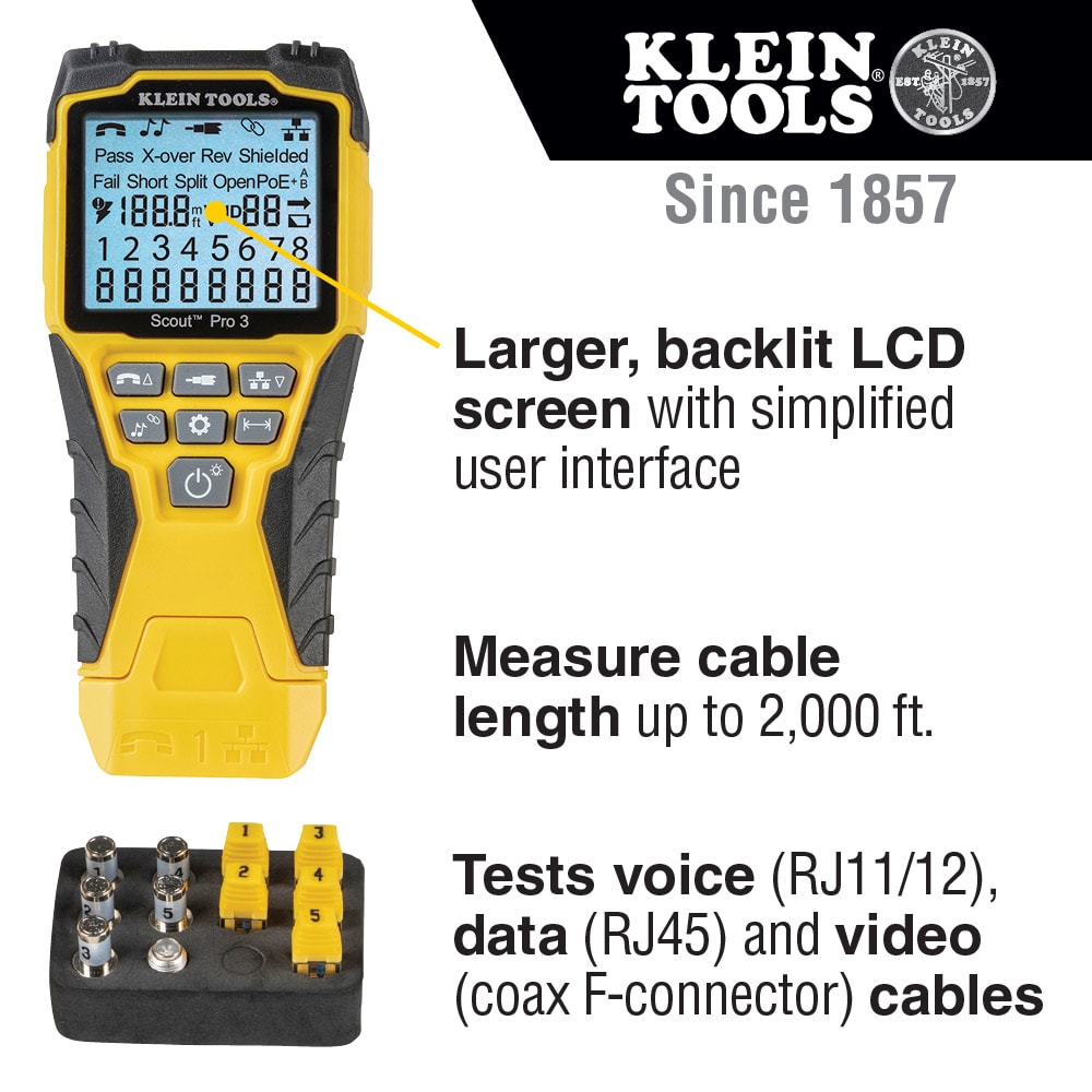 Klein Tools Ethernet Cable Tester Kit