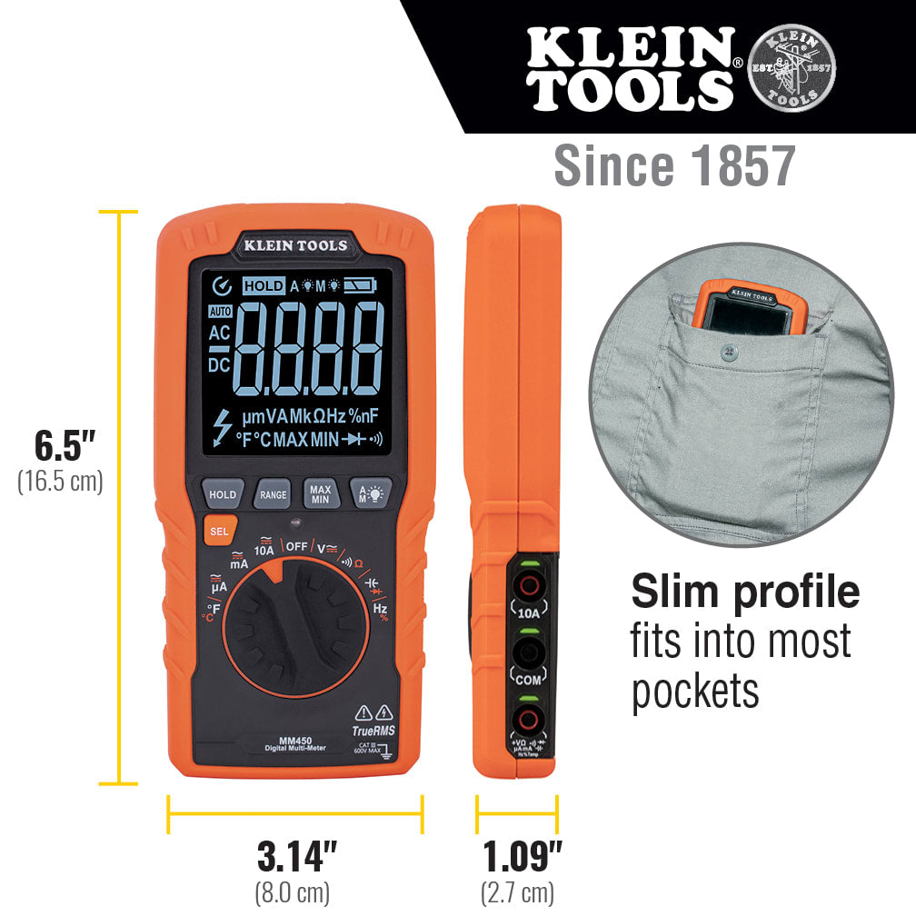 Klein Tools Slim Digital Multimeter