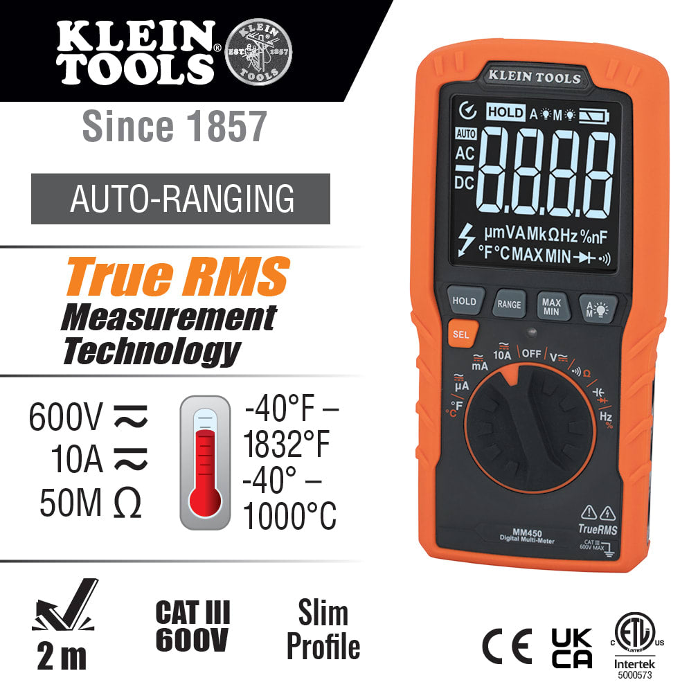 Klein Tools Slim Digital Multimeter
