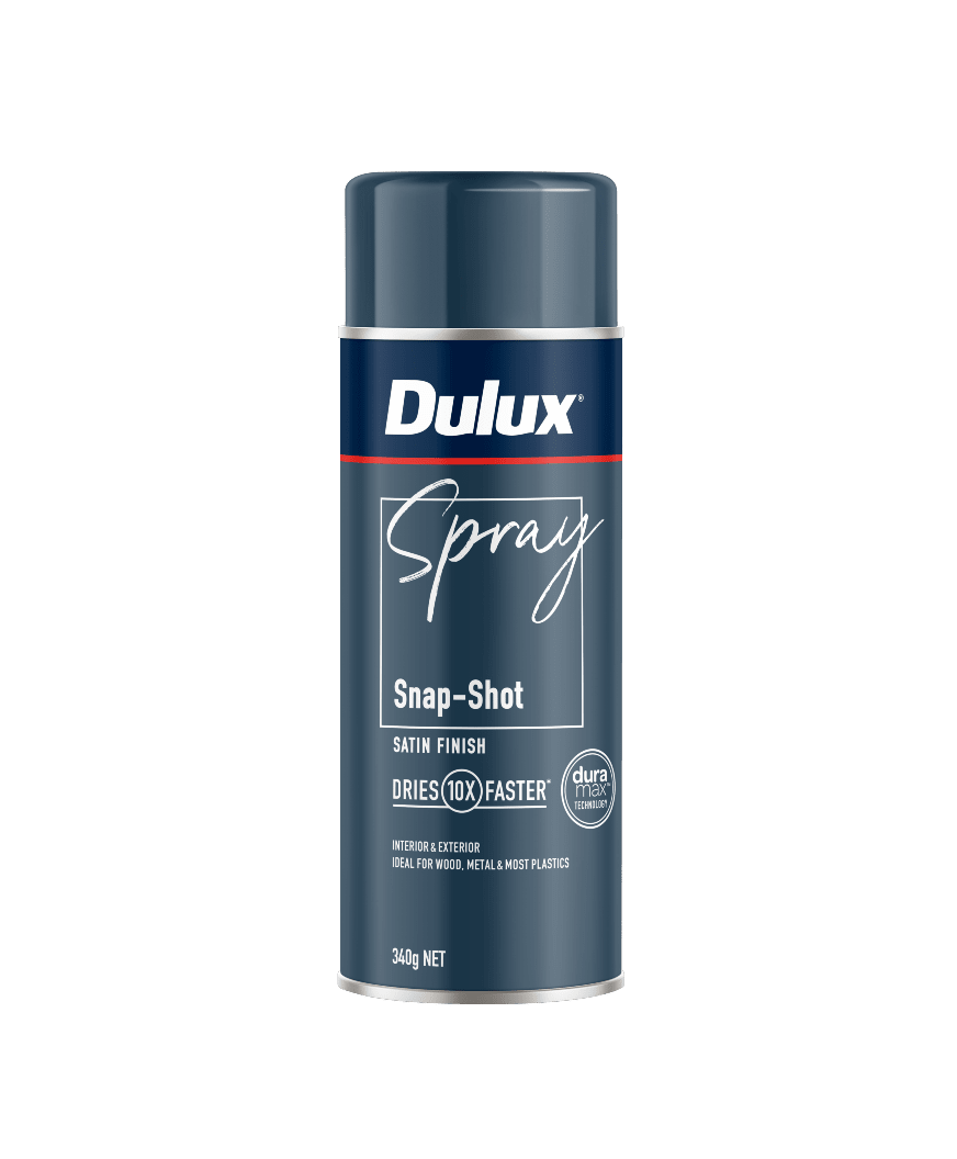 Dulux Satin Snap-Shot Spray Paint 340g Each