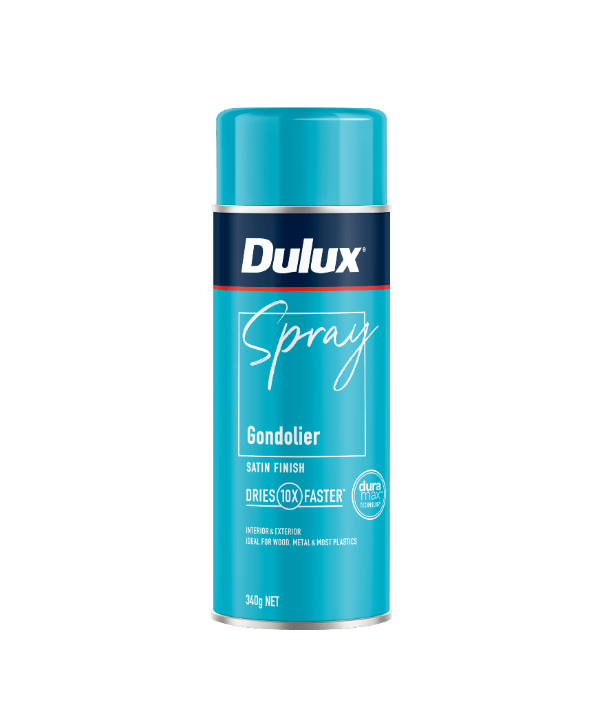 Dulux Satin Gondolier Spray Paint 340g Each