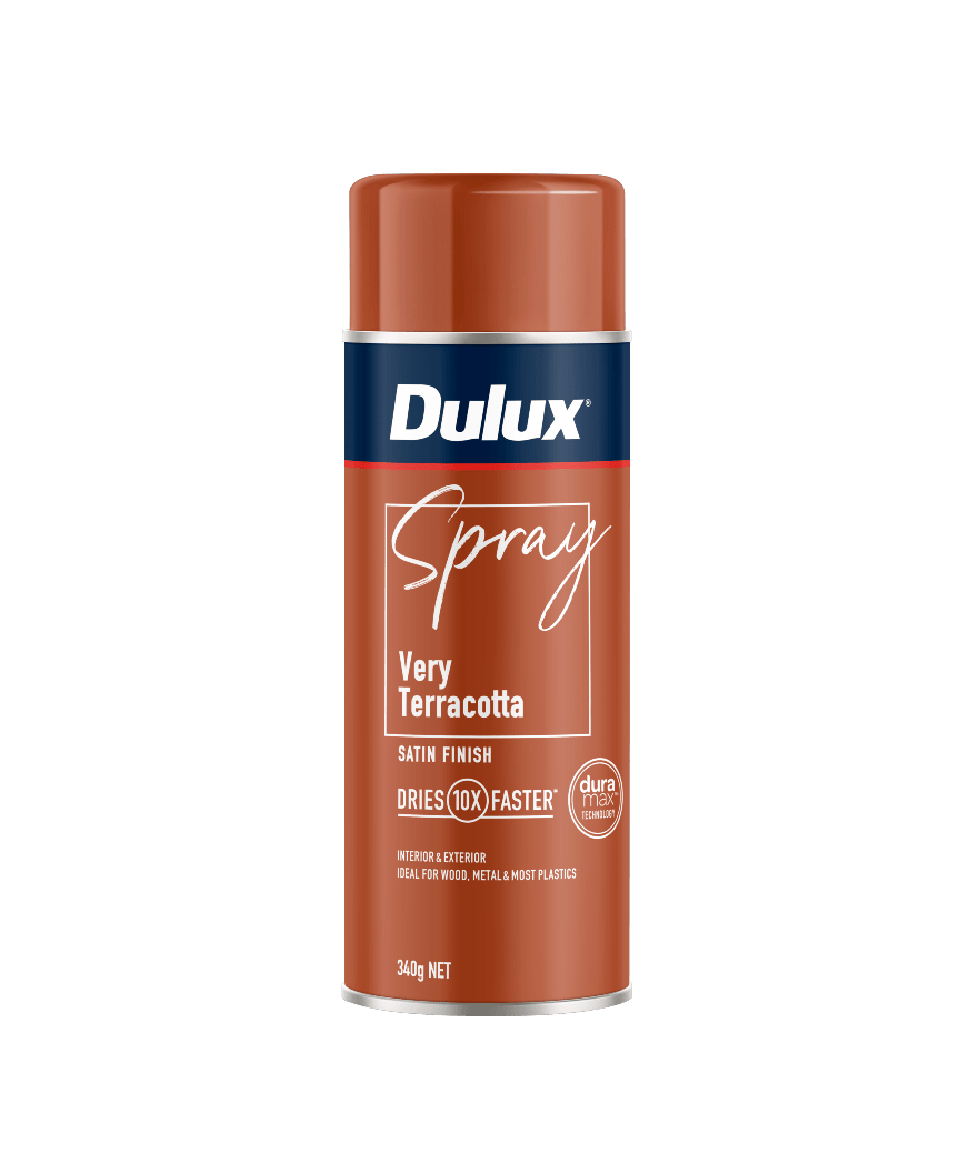 Dulux Very Terracotta Spray Paint 340g Each