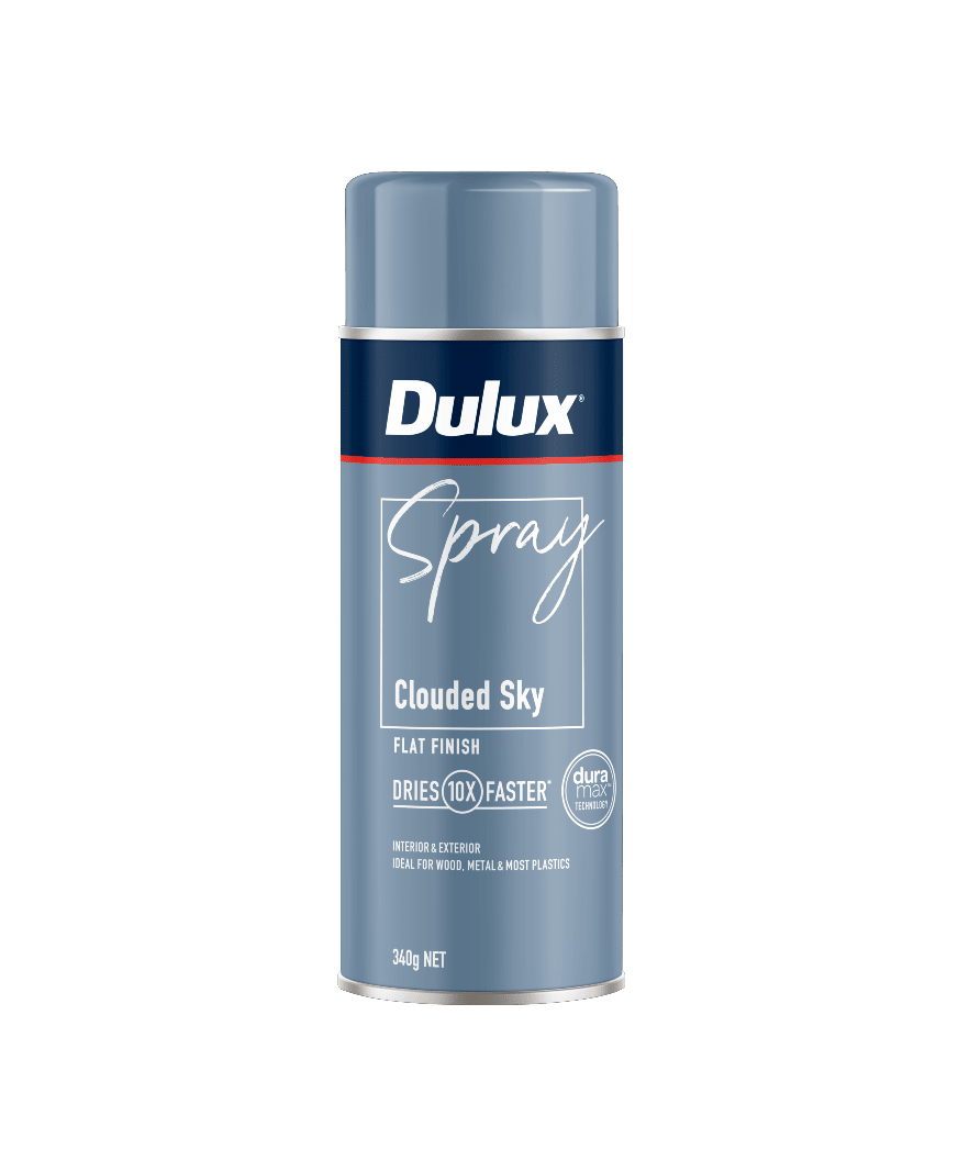 Dulux Flat Clouded Sky Spray Paint 340g Each