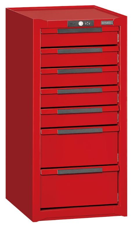 Teng 15 PRO35 side cabinet 7 drawers red