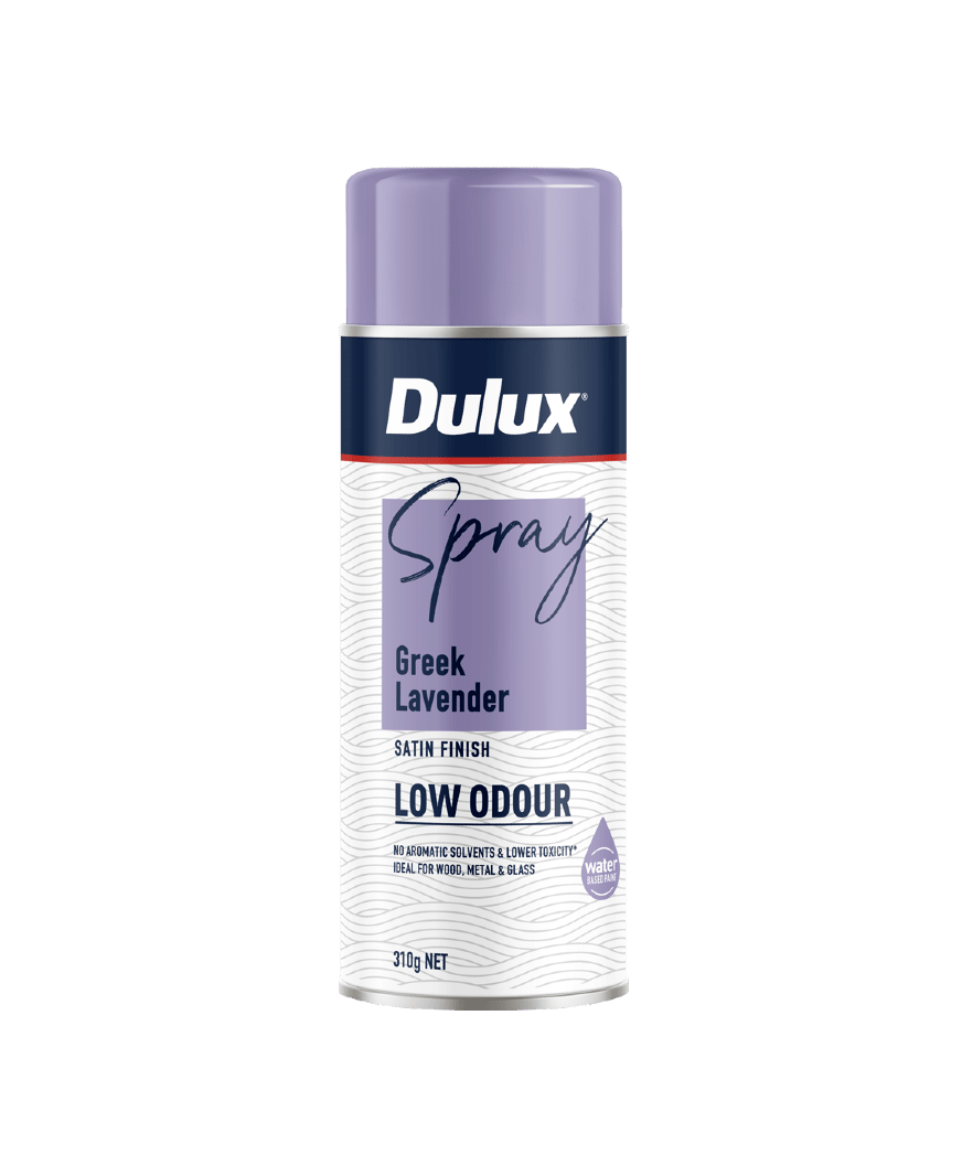 Dulux Low Odour Greek Lavender Spray Paint 310g Each