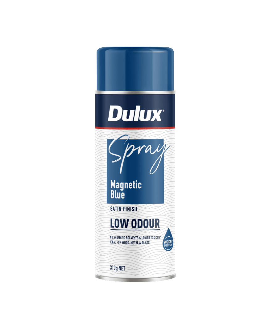 Dulux Low Odour Magnetic Blue Spray Paint 310g Each