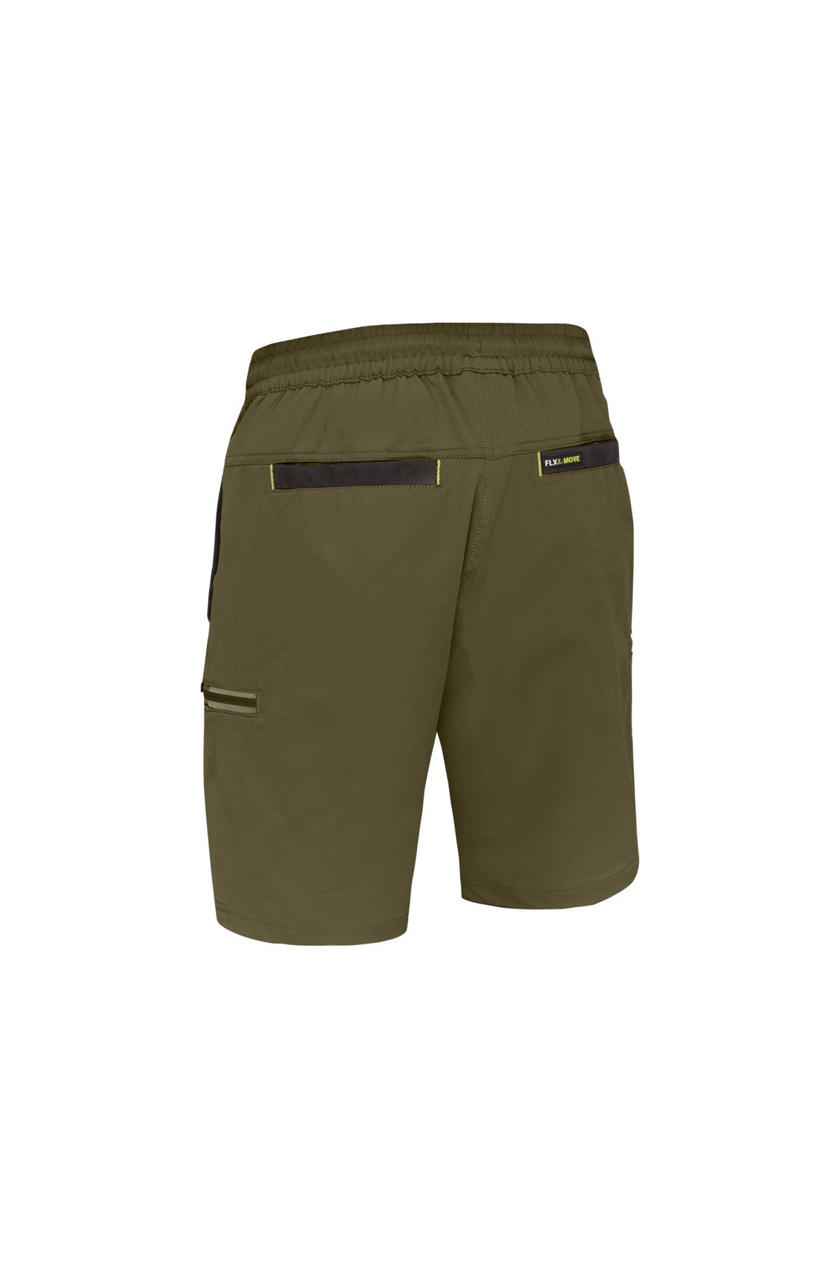 Bisley Flx & Move Elastic Waist Shorts, BSHC1333 - Green - 92