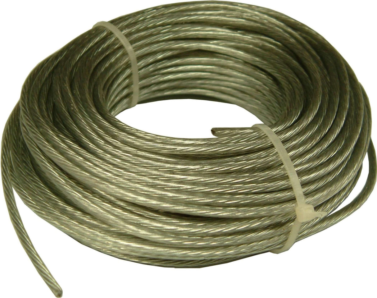 Xcel Coated Clothesline Wire Clear 25MX3.7MM (Each)